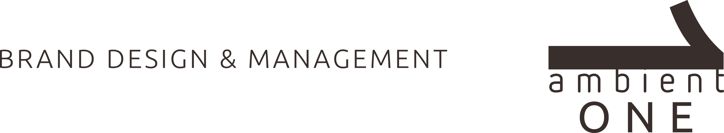 BRAND DESIGN & MANAGEMENT ambient ONE